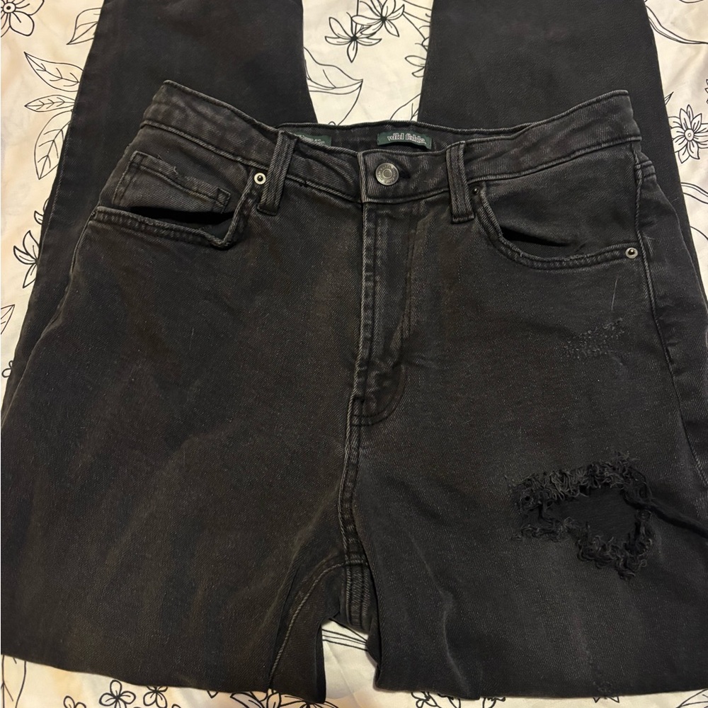 Wild Fable Black Flare & Wide Leg Jeans